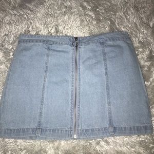 jean skirt